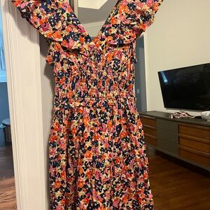 GAP Floral Ruffle Dress - Multicolor